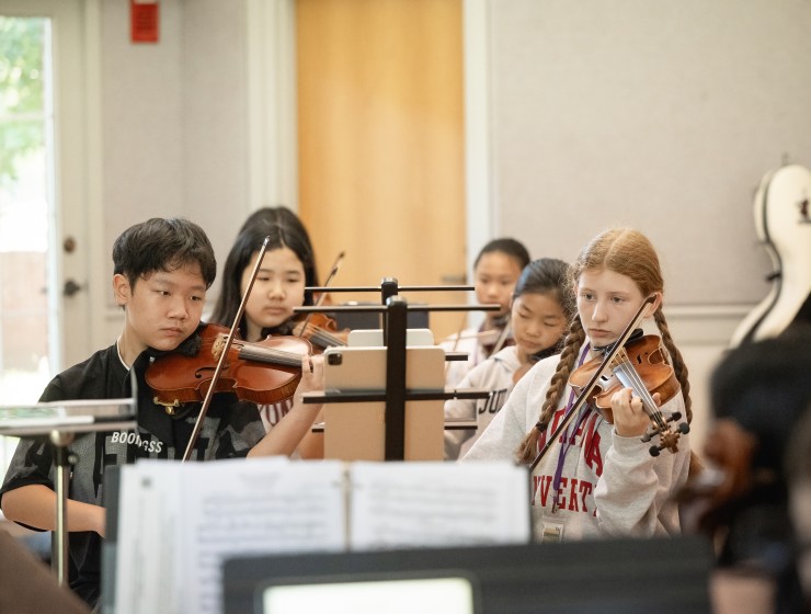 Juniors in orchestra