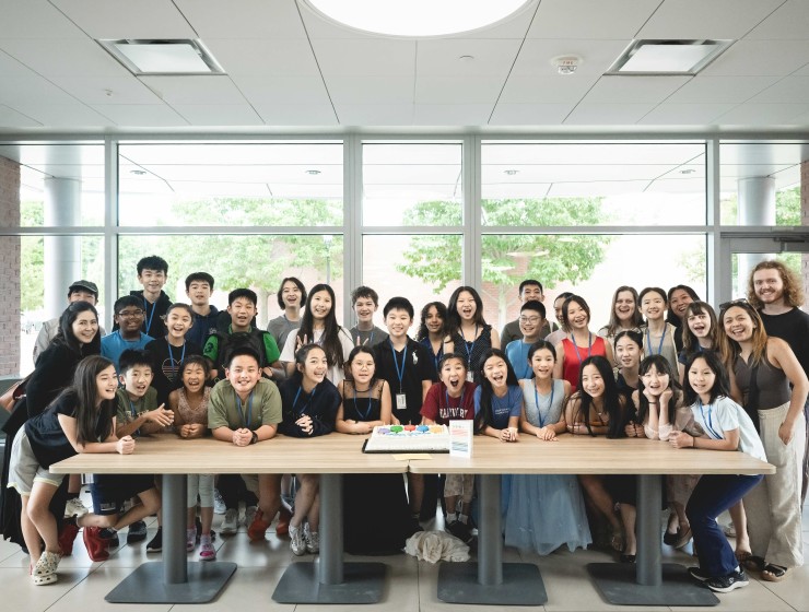 Junior students group photo